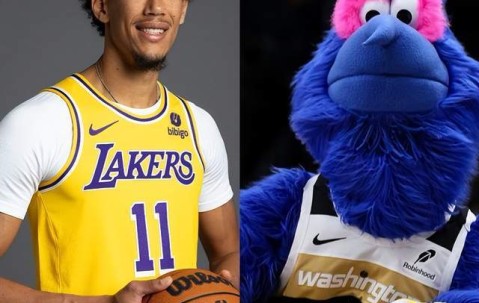 赛事赛程快查-活久见！湖人中锋海斯因推搡奇才吉祥物 被NBA无薪禁赛一场